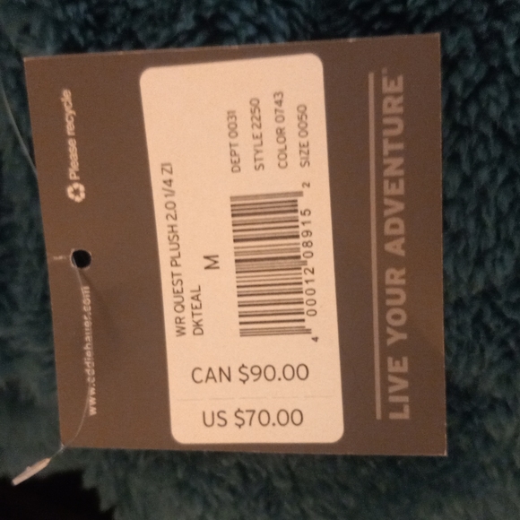 Eddie Bauer Pull-over Fleece Size M - Picture 6 of 8